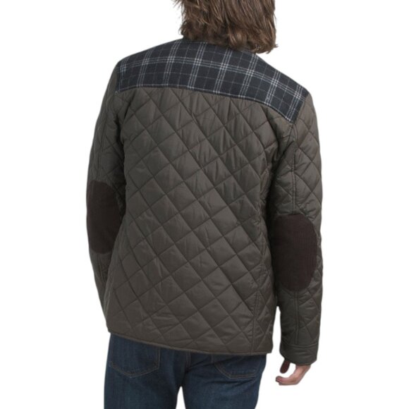 COLE HAAN SIGNATURE Mixed Media Essential Quilted Jacket - Picture 3 of 5